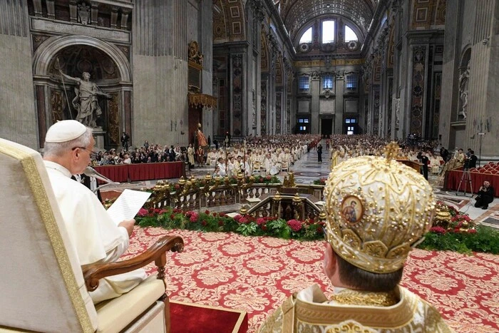 Papst Franziskus wandte sich in ukrainischer Sprache an die Gläubigen