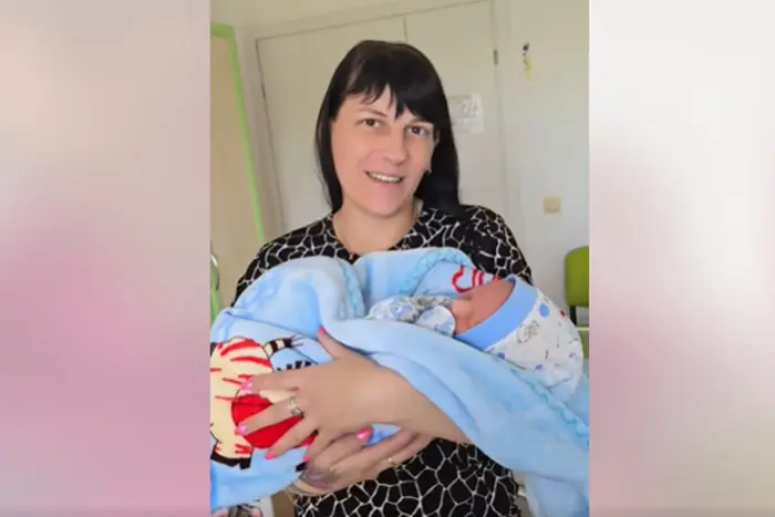 A boy was born in Rivne, conceived after his father's death on the front line