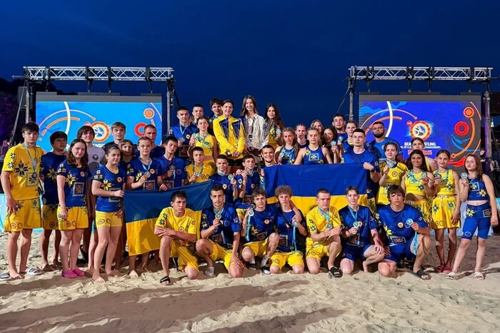 Die Ukraine hat 42 Medaillen bei der Jugend-Europameisterschaft im Strandringen gewonnen