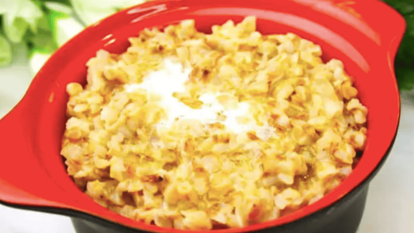 Buchweizen zum Frühstück 'Vogelmilch' - ein sehr schmackhaftes, nahrhaftes Porridge
