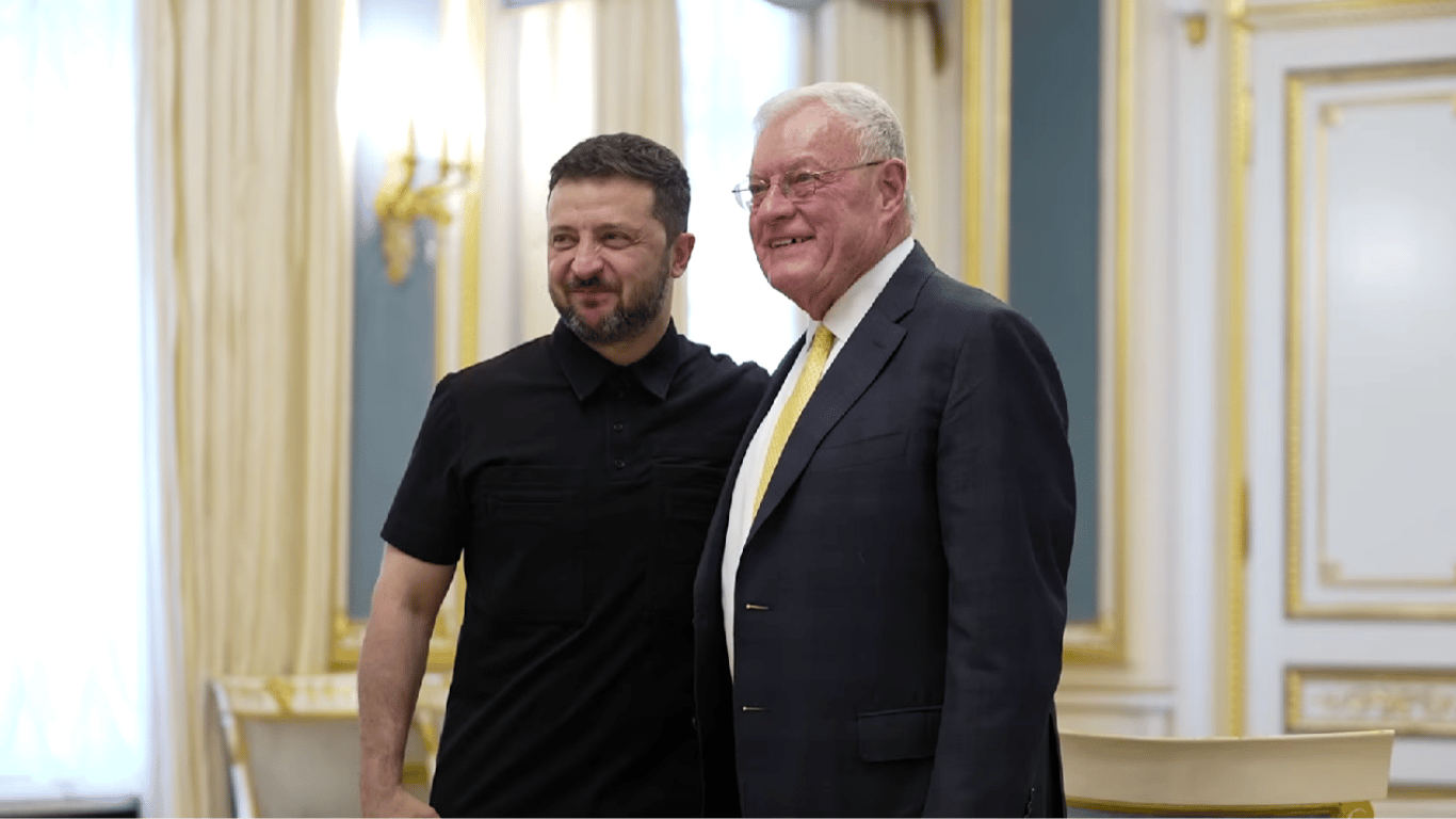 Zeleński spotkał się z Kellogiem - o czym rozmawiali