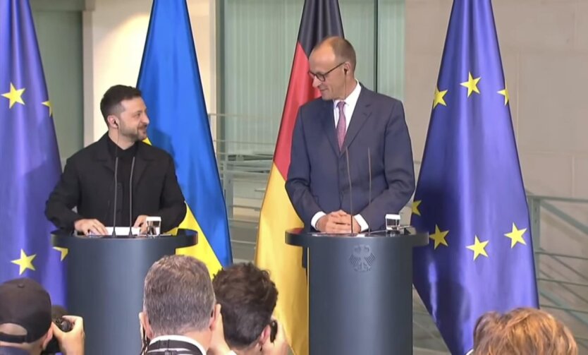 Мерц пообещал помочь Украине создать собственное дальнобойное оружие и заблокировать 'Северный поток 2'